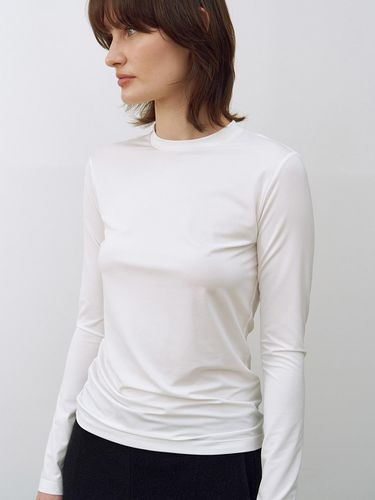 Slim Fit Long Sleeve Top White - Mare di mari - Modalova