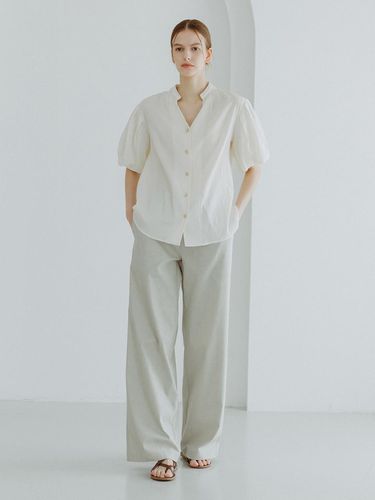 SUMMER BANDING PANTS KHAKI - GIEMAR - Modalova