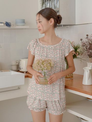 Like Sunday Easy Fit Home Set (Khaki Flower) SWLEA - SUNDAY LOUNGE - Modalova