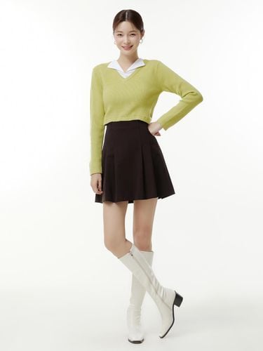 It MICHAA Pleats Mini Skirt ITN9WSK660 (2COLOR) - itMICHAA - Modalova