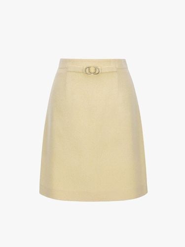 It MICHAA Tweed Belted Decorated Mini Skirt ITN9WS - itMICHAA - Modalova