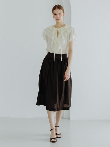 FLARED SKIRT BLACK - GIEMAR - Modalova