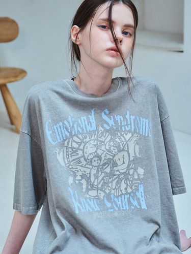 Angel Pigment Short Sleeve Tee Ghost Gray - CPGN - Modalova