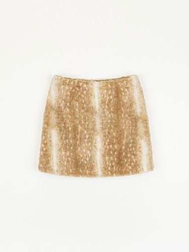 DEER FURRY MINI SKIRT _BROWN - SHAKIRI - Modalova