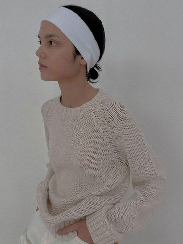 SALT Label] RIPLEY ROUND FULLOVER_LIGHT BEIGE - Studio Salt - Modalova