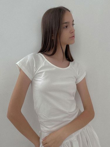 SALT Label] TANIA COTTONT-SHIRT_WHITE - Studio Salt - Modalova