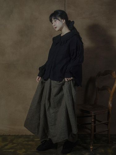 Dirndle wool skirt - JAMMER - Modalova