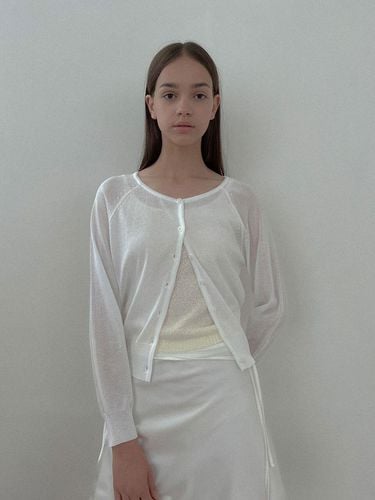 SALT Label] CLASSIC SUMMER CARDIGAN_WHITE - Studio Salt - Modalova