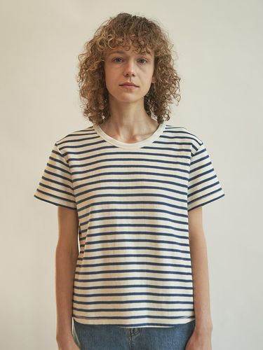 French marine stripe t-shirt (Blue) - J`ASP - Modalova