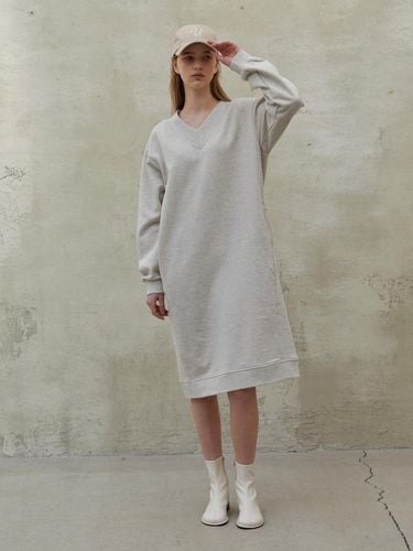 V-NECK SWEAT DRESS - UNNOUT - Modalova