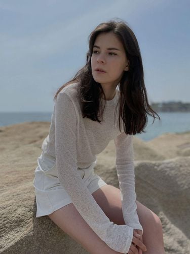 SALT Label] LINEN LONG SLEEVE TOP_BEIGE - Studio Salt - Modalova