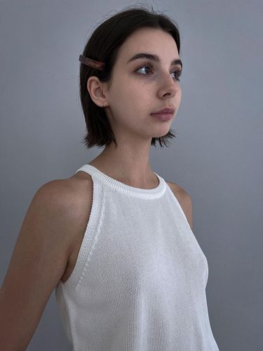 SALT Label] HALTER NECK KNIT SLEEVELESS_ - Studio Salt - Modalova