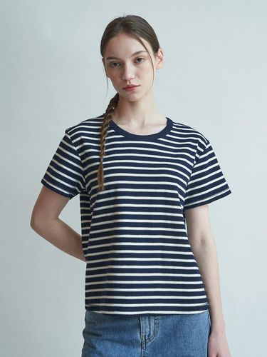 French marine stripe t-shirt (Navy) - J`ASP - Modalova