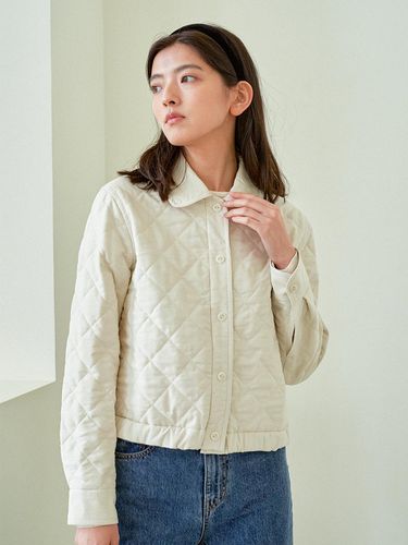 Cloud Quilting Bomber Shirt - J`ASP - Modalova