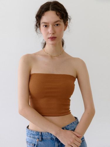 NATURAL TUBE TOP BROWN - UNNOUT - Modalova