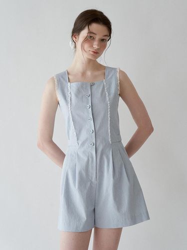 Judy Lace Jumpsuit (Skyblue) - J`ASP - Modalova