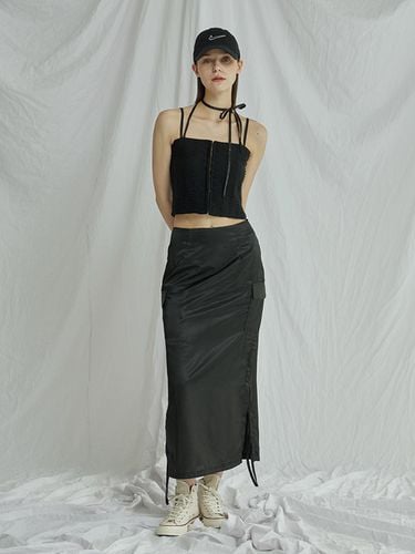 Cargo shirring long skirt - ITOV SEOUL - Modalova