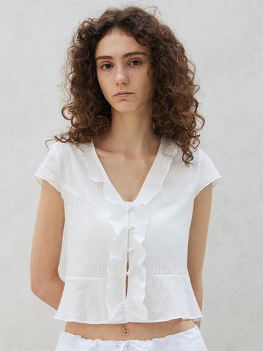 Cotton flared blouse WH - ITOV SEOUL - Modalova