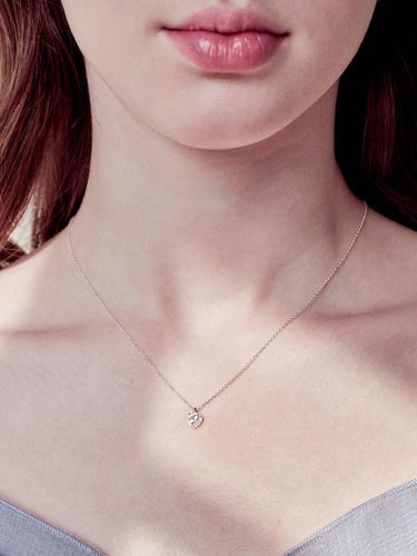 Heart aurora cubic necklace - ENGBROX - Modalova