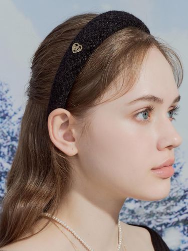 Sweater heart hairband_black - ENGBROX - Modalova