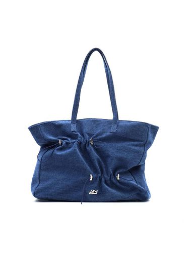 Mimi Shopper Bag INDIGO DENIM - yieyie - Modalova