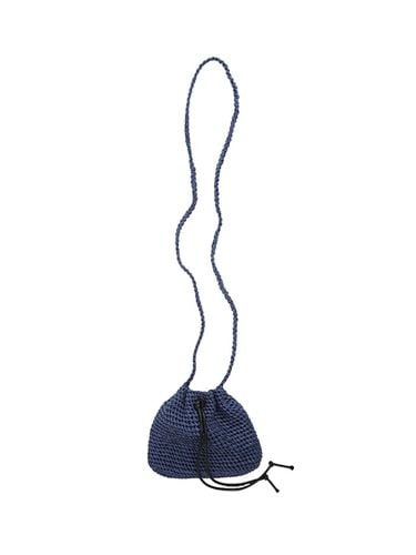 Draw String Knot bag - Navy - MystiKotita - Modalova