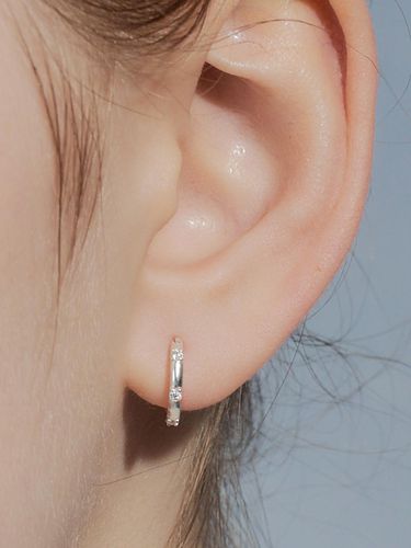 Frosty cubic earring - ENGBROX - Modalova