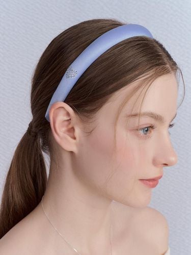 Double heart cubic hairband_blue - ENGBROX - Modalova