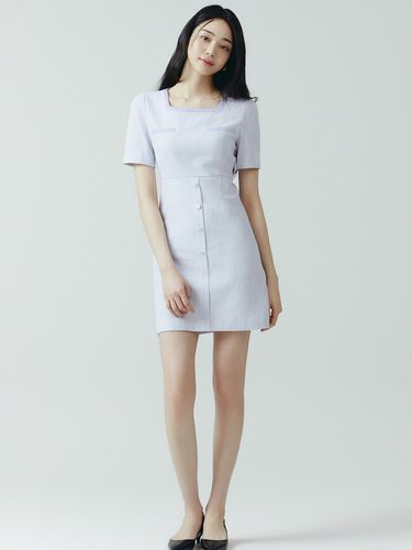 It Misha Texture Block dress (2 COLOR) - itMICHAA - Modalova