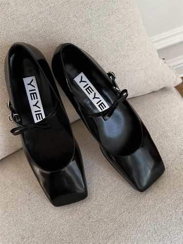 Annie Mary-Jane Flat BLACK - yieyie - Modalova