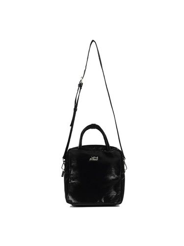 Bell Square Bag JET BLACK - yieyie - Modalova