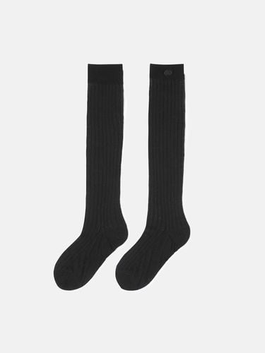 Atelier] Emblem Knee Socks - LUCKY CHOUETTE - Modalova