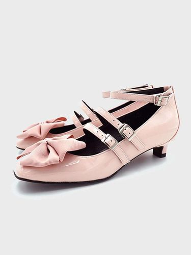 Lizzle Mary-Jane Flats GLOSSY PINK - yieyie - Modalova