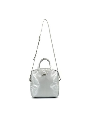 Bell Square Bag STONE SILVER - yieyie - Modalova