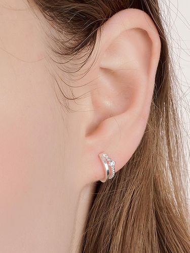 Refine cubic earring - ENGBROX - Modalova