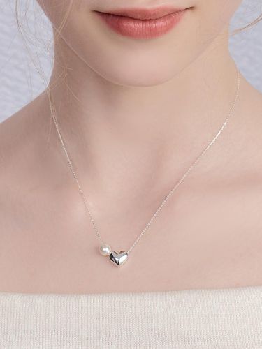 Lovers heart pearl necklace - ENGBROX - Modalova