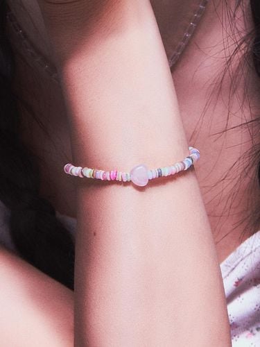 Pink shell-bracelet - Charmy - Modalova