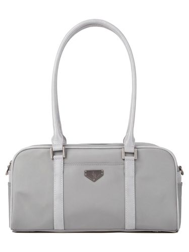 Boston Nylon Shoulder Bag [SILVER GREY] - leathery - Modalova