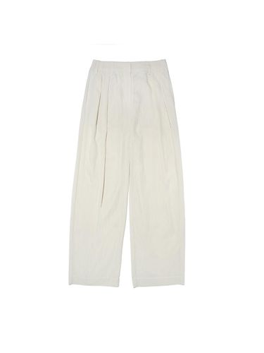 Easy Wide Fit Slacks (White) - depasion - Modalova