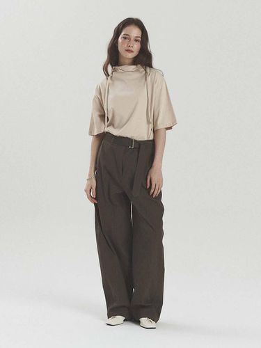 Fullard Tie T-Shirts- BEIGE - STAYPEOPLE - Modalova