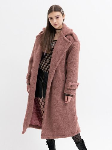 Oversized Teddy Coat [PINK] - b able two - Modalova