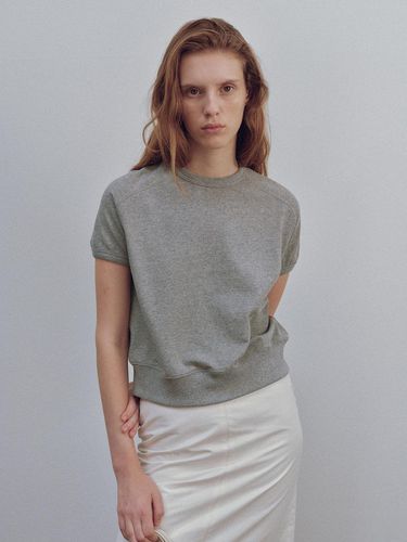 Bibi cotton sweatshirt tee (Gray) - NOTHING WRITTEN - Modalova