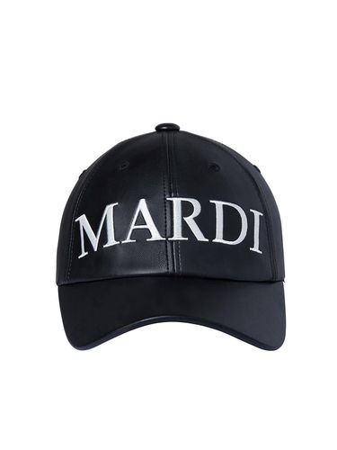 FAUX LEATHER CAP_BLACK - Mardi Mercredi Actif - Modalova