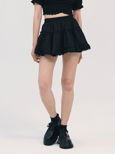 Saya frill skirt-black - b able two - Modalova