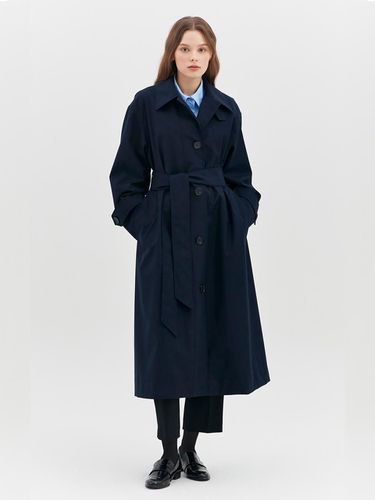 Hound tooth Long Trench Coat MIN2EBY500 - E.B.M (Edition by Michaa) - Modalova