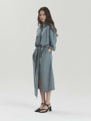 Trench Robe dress - BLUE - STAYPEOPLE - Modalova