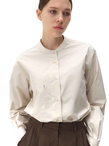 CHINA NECK BOXY SHIRT (BEIGE) - STAYPEOPLE - Modalova