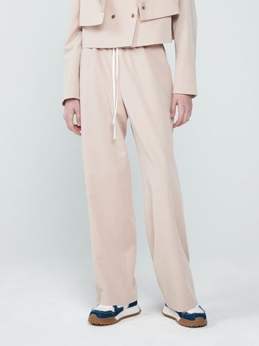 Coloring semi-wide BANDING slacks (pink) - depasion - Modalova