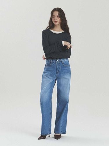 Round washing denim - BLUE - STAYPEOPLE - Modalova