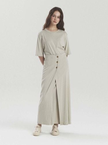 Layered Wrap dress - BEIGE - STAYPEOPLE - Modalova